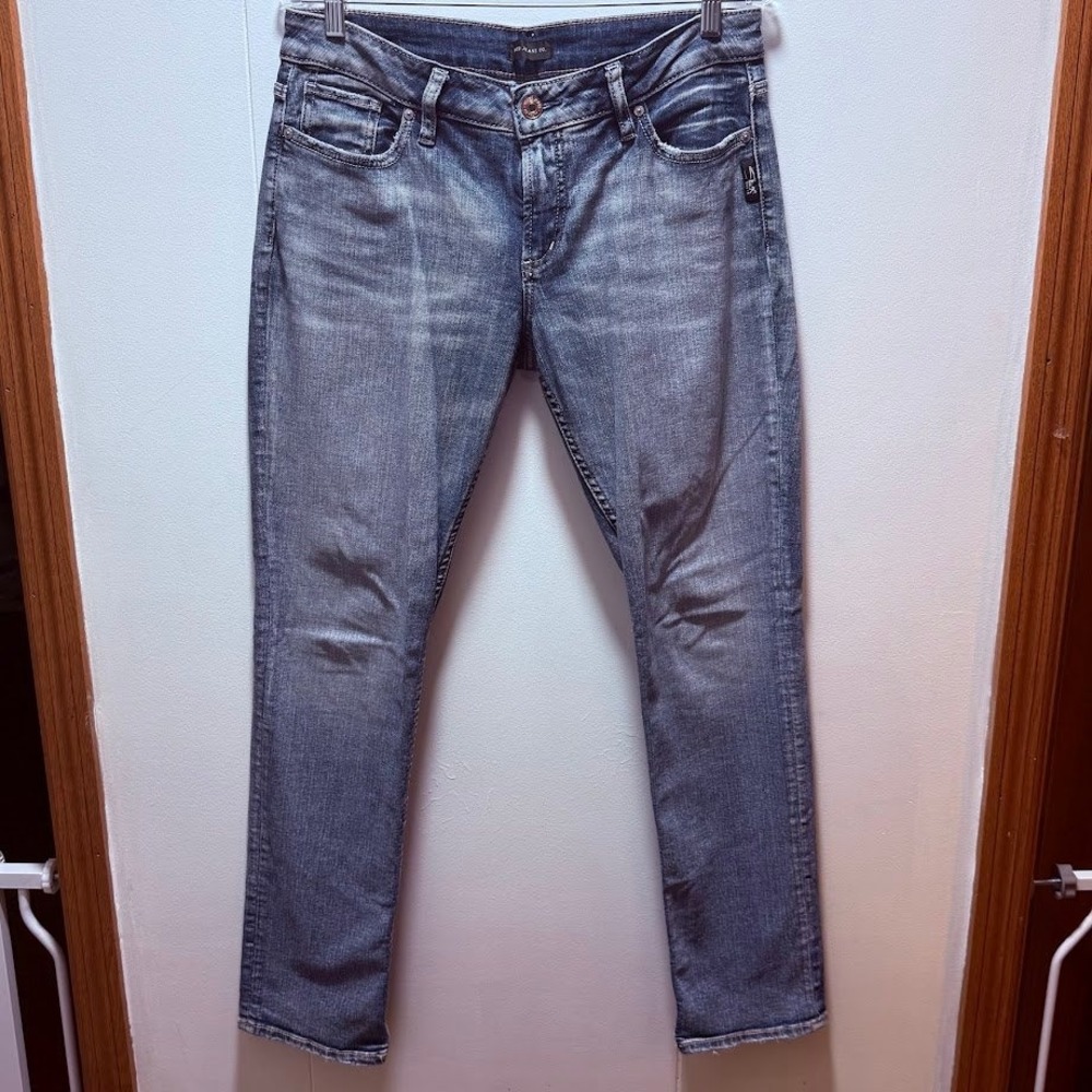 Silver Jeans Suki Straight Leg‎ Jeans Women W31 L32 Medium Wash Denim